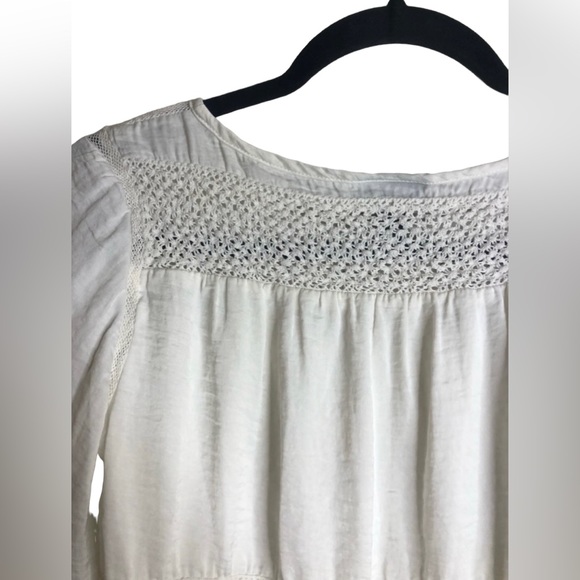 WhoWhatWear White Ruffled Mini Dress Size Small - Picture 8 of 8